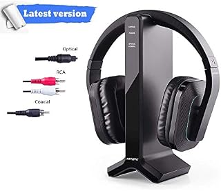 Wireless Headphones for Smart TV Watching with Transmitter Charging Dock, Digital Optical System