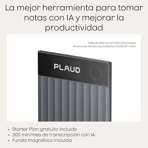 Miniatura 2 de Plaud Note Pro Grabadora De Voz Ai Con Funda Transcripción Ia Resúmenes Multidimensionales Grabación Dual Inteligente Hasta 50 Horas Reuniones Llamadas Entrevistas Charlas Clases