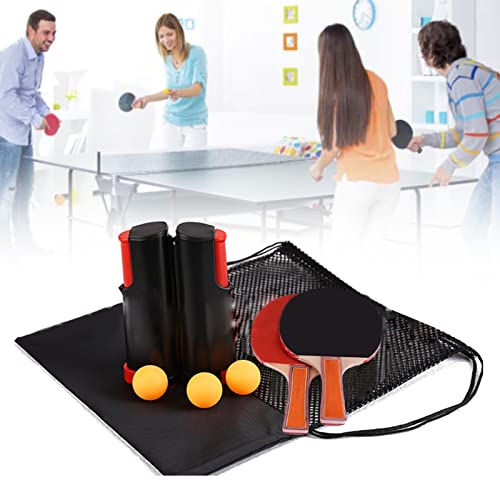 Kit de Tênis de Mesa de Pingue-pongue, Conjunto de Pingue-pongue Com Rede Retrátil para áreas Extern