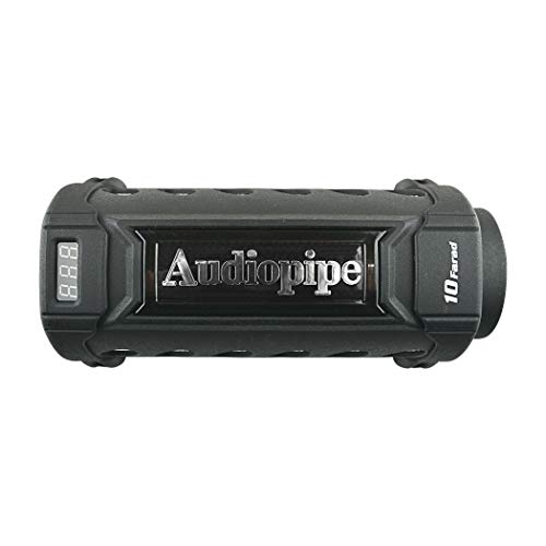 Audiopipe 10 Farad Power Capacitor with Digital Display #TOP10