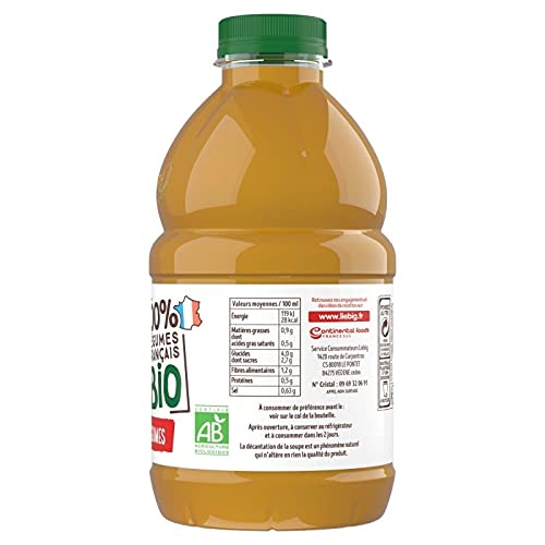 Velouté 6 Légumes Bio 75Cl - Soupes Et Potages En Brique - BIO - Format Familial 6L - Ingrédients 100% Naturels - Saveur Réconfortante Pour Toute La Famille - Le Lot De 3