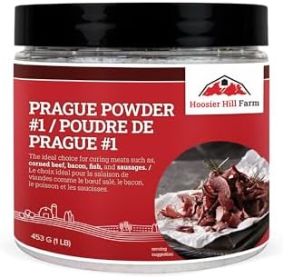Hoosier Hill Farm Prague Powder Curing Salt, Pink, 1 Pound