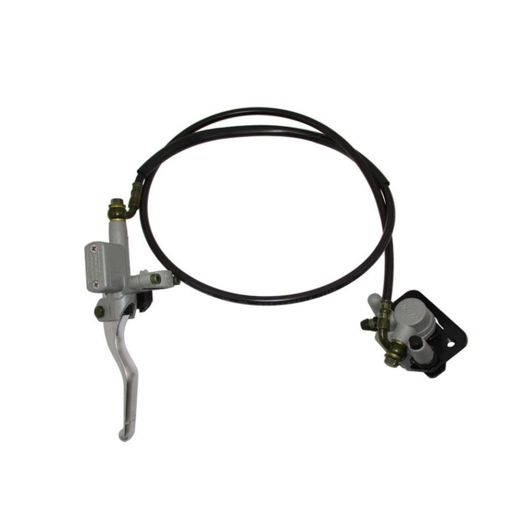 Hand Rear Hydraulic Brake Assembly Compatible with 50cc 60cc 110cc 125cc Pit Bike