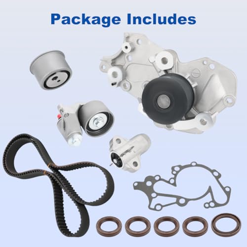 VANJING Engine Timing Belt Kit with Water Pump Compatible with Hyundai Santa Fe 2007-2009 Kia Magentis 2007-2010 Kia Optima 2006-2009 Kia Rondo 2007-2012 Replacement for ‎APTBK618 by VANJING - Used condition - Image 7