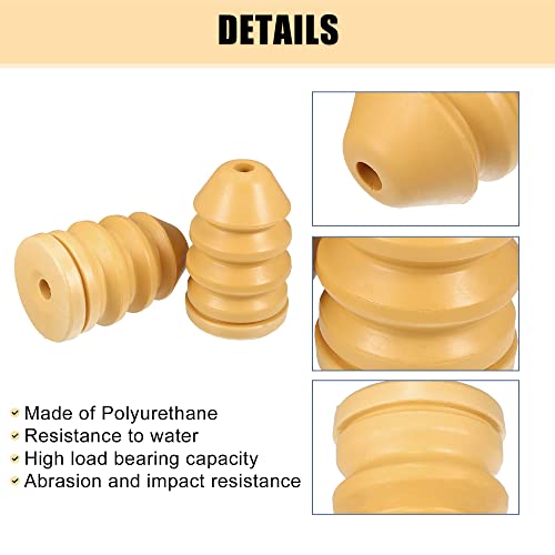 X Autohaux Rear Upper Bump Stop Axle Jounce Bumpers Fit For Jeep Liberty 2002-2007 2.4L 2.8L 3.7L Replacement 52088705Ab 2Pcs #TOP4