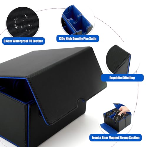 Trading Card Deck Box, 5-in-1, Black Blue by MEKOTRIN - Used condition - Image 4