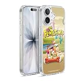 Head Case Designs Officially Licensed The Flintstones Stone Car Characters Gel Case [Military Grade Protection] Compatible with Apple iPhone 17 and Compatible with MagSafe