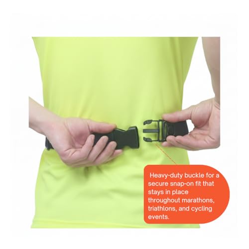 Image of Livfit Pacer Running Belt with Race Bib Holder for Marathon Training (Pack of 1, Assorted Color)