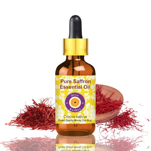 Huile essentielle de Safran distillée à la vapeur Crocus sativus 50ml
