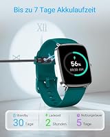 Smartwatch Damen Herren mit Telefonfunktion, 1,85" Fitnessuhr Smart Watch, 100+ Sportmodi Fitness Tracker mit Herzfrequenz/SpO2/Schlaf Monitor Schrittzähler, IP68 Wasserdicht Sportuhr für iOS Android – Ansicht 7