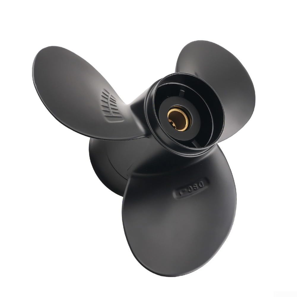 Elica per barche in lega di alluminio 9-1/4x9 a 3 pale 10 | Per Suzuki Per Fuoribordo Per Dt Per Df 9.9-20HP Sostituisce 58100-93723-019