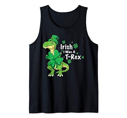 Irish I Was A T-Rex Funny Boys St. Patricks Day Gift Débardeur