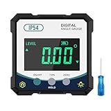 Elektronischer Winkelmesser – Digitaler Neigungsmesser, 4 x 90 Grad Bereich, für Holzbearbeitung,...