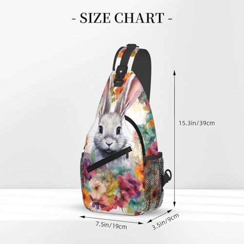 Mochila Sling pequeña para mujer y hombre negra miniatura 3