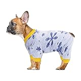 Thrivinger Pyjama für Hunde, Mädchen, Weihnachten, 1 Packung weiche Flanell-Pyjamas für Hunde, Kleidung für mittelgroße Hunde, Winter 4 Pfoten, Hundekleidung für große Hunde