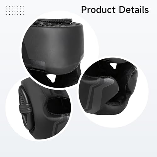 Casco de boxeo regulable de 57 a 65 cm para evitar lesiones en cabeza 2