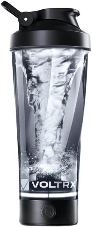 Premium Electric Protein Shaker Bottle, Made With Tritan - Bpa Free - 24 Oz Vortex Portable Mixer Cup/Usb C Rechargeable Shaker Cups For Protein Shakes (Pack Of 1), 600 Milliliter - 600 Ml