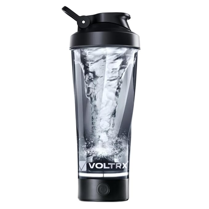 Voltrx Premium Electric Protein Shaker Bottle, Made With Tritan - Bpa Free - 24 Oz Vortex Portable Mixer Cup/Usb C Rechargeable Shaker Cups For Protein Shakes (Pack Of 1), 600 Milliliter - 600 Ml