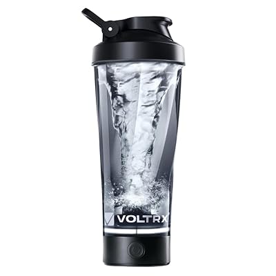 Botella mezcladora de proteínas eléctrica VOLTRX Premium, fabricada con Tritan, sin BPA, 24