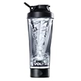 VOLTRX Premium Electric Protein Shaker Bottle, Made with Tritan - BPA Free - 24 oz Vortex Portable Mixer Cup/USB Rechargeable Shaker Cups for Protein Shakes