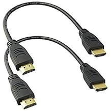 8K HDMI 2.1 Cable 2Pack - 8 Inch, Ultra HD 48Gbps, HDMI Male to Male, 8K@60Hz, 4K@120Hz, 144Hz, eARC, HDR10, 444, HDCP 2.2