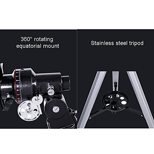 Telescopio astronómico refractor de 700 mm con trípode y soporte para smartphone miniatura 4