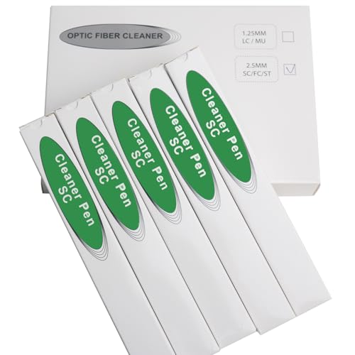 Stylo de nettoyage fibre optique USON lot de 5 pour embouts 2.5mm SC FC ST