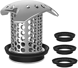 LEKEYE Drain Hair Catcher Shower Drain Hair Trap Stainless Steel Drain Protector Durable