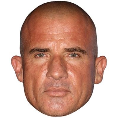 Preisvergleich Produktbild Celebrity Cutouts Dominic Purcell Maske aus Karton