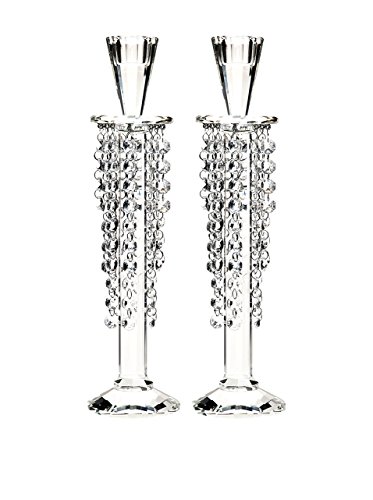 Barcelona Collection Crystal Candle Stick Pair #TOP10