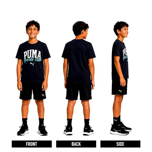 Image of PUMA Boys T-Shirts Athletic Crewneck Short Sleeve Tees (Sizes S-XL)