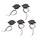Aexit 5 Pcs Security & Surveillance DC 1-30V 85dB Sound Electronic Passive Buzzer Alarm Black 30 Horns & Sirens x 5.7mm