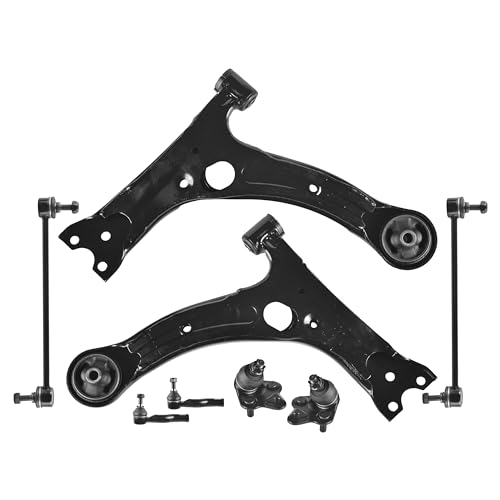 Front Lower Suspension Kit Control Arm Ball Joint Sway Bar Tie Rod Fit for 2001-2005 TOYOTA RAV4-8PCS by ADIGARAUTO - Used condition - US$50.87