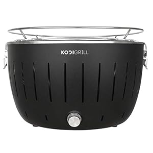 Churrasqueira Portátil a Carvão KodiGrill para Apartamento, Casa ou Áreas Externas