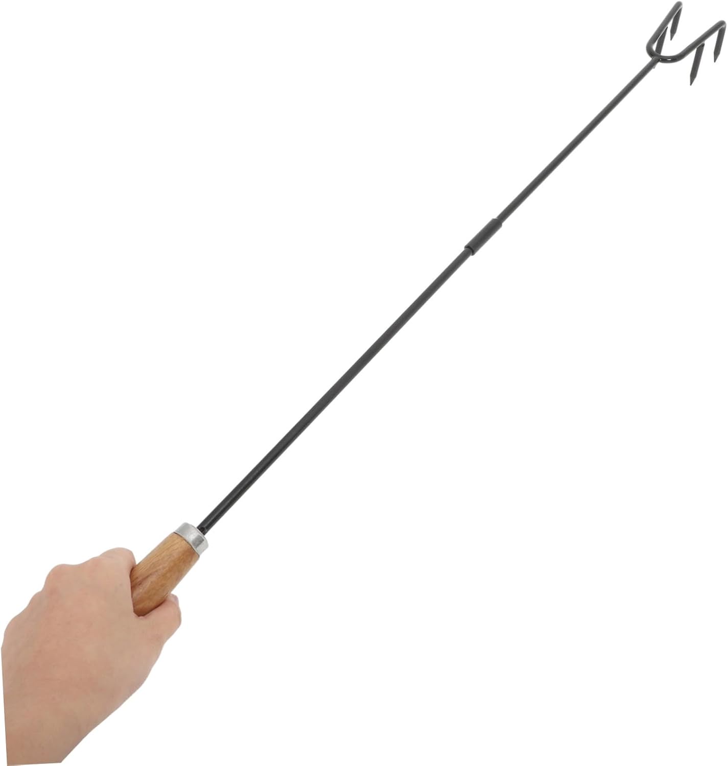Handled Tool for Outdoor Fire Pit Heavy Duty Ash Remover and Flipper Two Design for Camping and Bonfire Fireplace Accessory