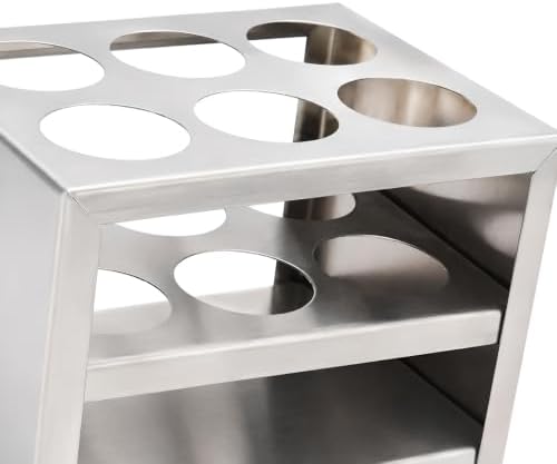 Test Tube Rack, 6-Hole 30mm 304 Stainless Steel for 50ml Tubes — 사진 7
