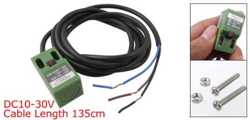 Uxcell A11021800Ux0169 Sn04-N Dc 10-30V 200Ma Npn No 3-Wire 4Mm Approach Sensor Inductive Proximity Switch #TOP2