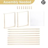 Nuptio Złoty wazon na dekoracje weselne z panelem akrylowym, 60 cm wysokości, metalowy wazon na kwiaty, stojak na stół, eleganckie wesela, centralne elementy, dekoracja, geometryczna kolumna, stojak