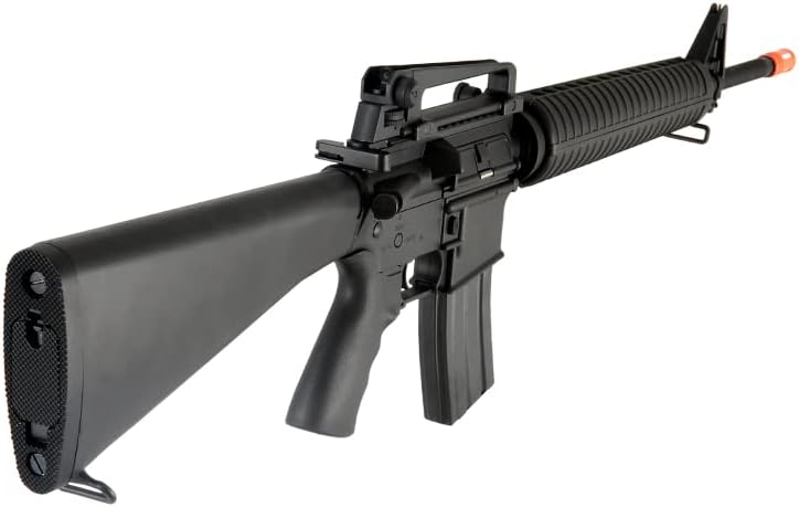 Airsoft Full Length M16A3 AEG Rifle w/Full Metal Gearbox (Color: Black)-A&K