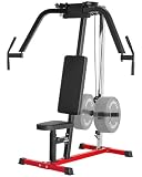 VEVOR Butterfly Maschine Spezialmaschine (204 kg belastbar) für den Oberkörper für das Heim-Fitnessstudio, verstellbare Fitnessstation, für das Muskeltraining (Brust Rücken hinterer Deltamuskel)