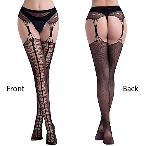 Diealles-Shine-4-Pares-Mujer-Medias-Lenceria-Liguero-Muslo-Panti-Medias-Medias-Lenceria-Liguero-Muslo-Panti-Medias-Medias-Lenceria-Medias-de-Liga-para-Mujer