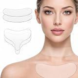 Silicone Neck & Chest Wrinkle Patches, Reusable Wrinkle Pads, 4 Pack | 2 Neck + 2 Chest Pads for Décolleté Care, Washable & Reusable up to 15 Times, Soft Flexible Silicone
