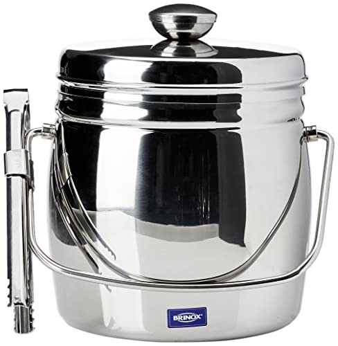 Balde Term P/gelo C/pinca Arienzo 1, 5l Brinox Aço Inox
