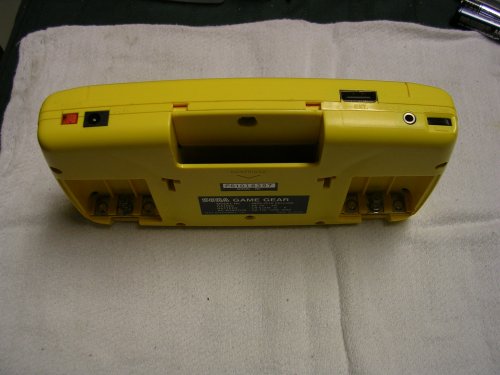 Yellow Colored Original Sega Game Gear System Core #TOP5