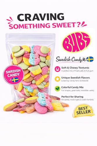Bubs Swedish Candy Mix – Fruity, Fizzy, Sour, Dizzy & Sweet (0.5 LB) image 5