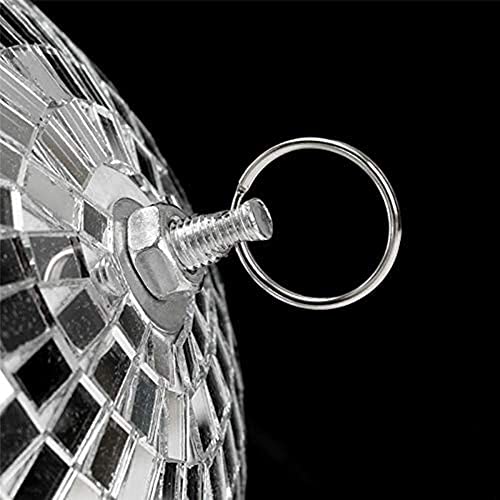 8" Mirror Disco Ball - Cool and Fun Hanging Party Disco Ball for Big Party Decorations, Party Design、Decorate (8 inch, Silver) by LiangTing - Image 2