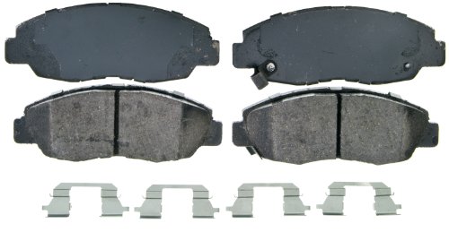 Wagner QS ZD465 Disc Brake Pad Set, Chamfered Edges for Smooth, Quiet Stops, Fits 1990–2002 Honda Accord