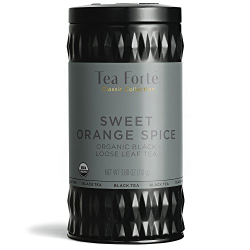 Tea Forté Sweet Orange Spice | Té Verde Organico | Lata de Aluminio Fresco 130g |