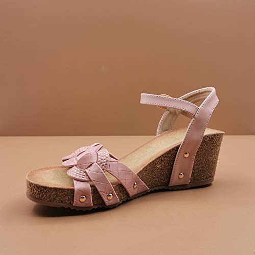 ANGKORLY - Scarpe Moda Sandali Casual Zeppa