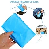 LOLYSIC 20Pcs Drawstring PE Bags, Waterproof Drawstring Gym Bags, Foldable Draw String Backpack Sports Swimming Drawstring Bags for Kids Party School Outdoor Travel Storage, 34x43cm, 4 Colours - Image 5